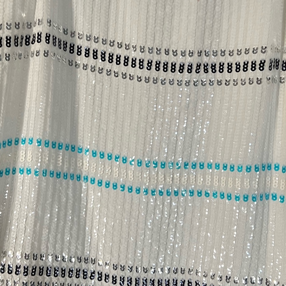 White Sequined Tank - Picture 3 of 7